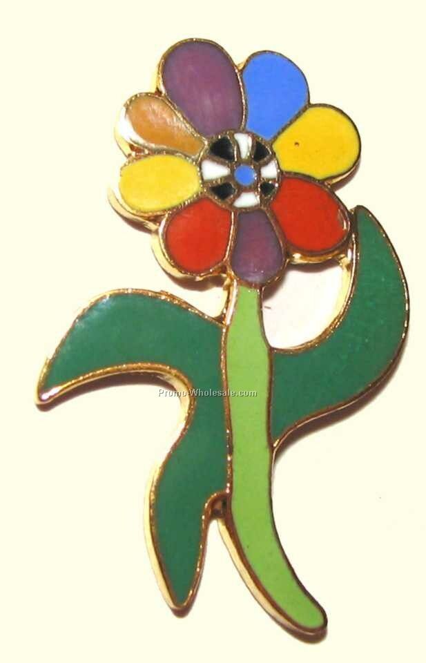 Cloisonne Hard Enamel Pin (1-3/8")