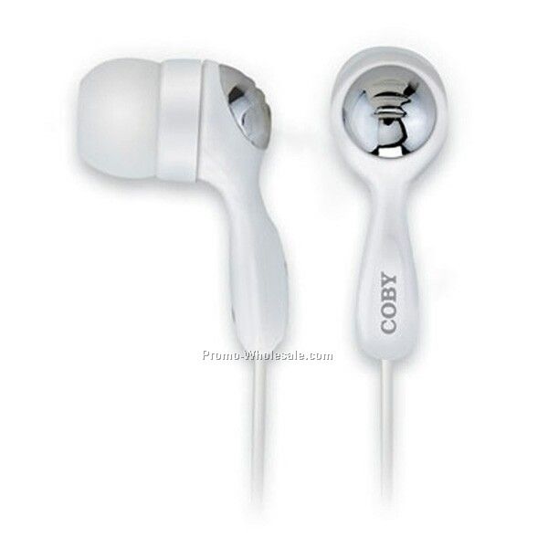 Coby Mp3 Super Bass Digital Stereo Earphones W/ Volume Control