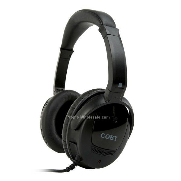 Coby Noise Cancellation Digital Stereo, Folding Headphone