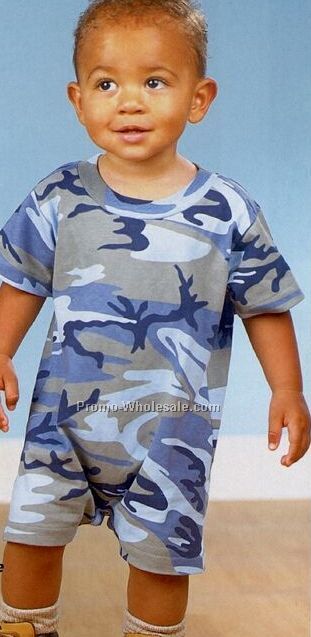 Code V Infant Camouflage T-romper (6m-24m)