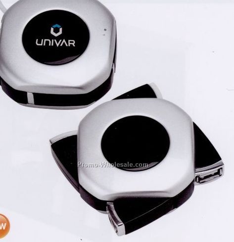 Compact Twist 4 Port USB 2.0 Hub