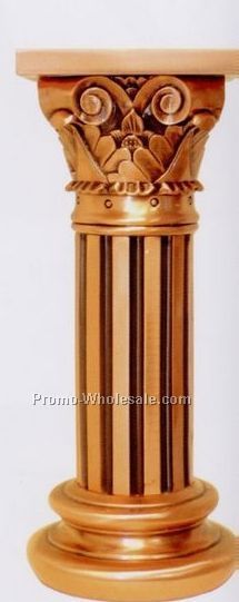 Copper Finish Pedestal