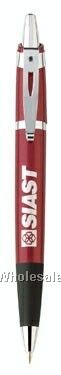 Cosmopolitan Push-action Gel Plastic Pen W/ Chrome Trim