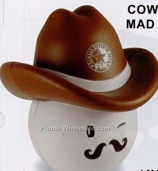 Cowboy Mad Cap Squeeze Toy