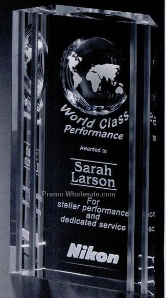 Crystal Capricorn Global Award 8"