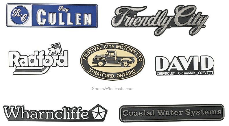 Custom Dealer Name Plates