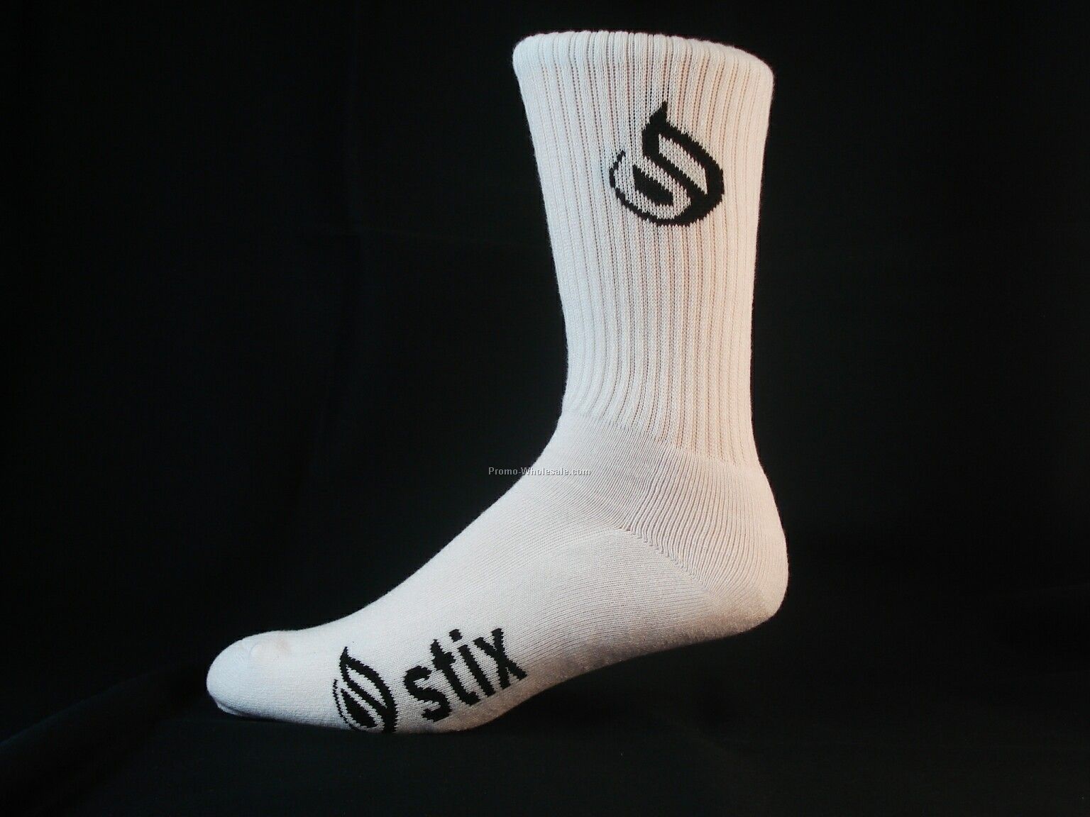 Custom Woven Cool Max Hybrid Crew Sock