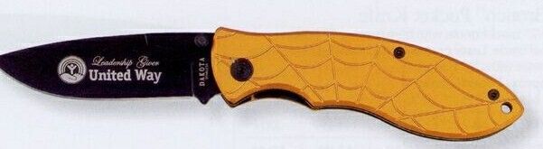 Dakota "orange Spider" Pocket Knife