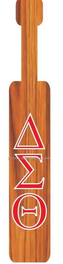 Delta Sigma Theta Sorority Paddle Bookmark W/ Black Back