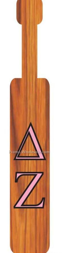 Delta Zeta Sorority Paddle Bookmark W/ Black Back