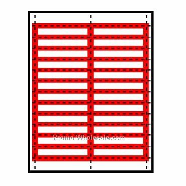 Double Pouch Inserts - Color Border