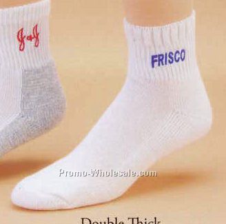Double Thick Cotton Anklet Sock