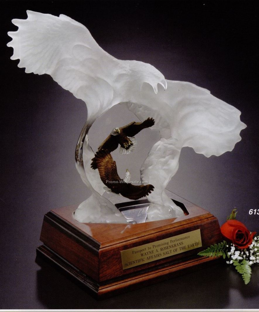 Eagle Spirit 14-1/2" Limited Edition Sculpture By Christopher Pardell