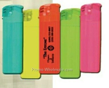 Electronic Disposable Lighter (Neon Solid)