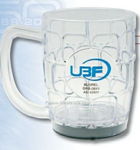 Flashing Lights Acrylic Beer Mug - 17 Oz.