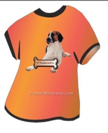 Foxhound Acrylic T Shirt Coaster W/ Felt Back