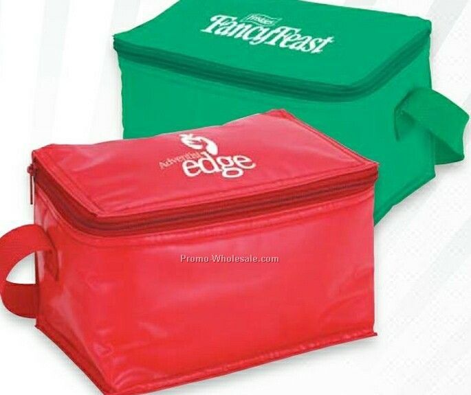 Giftcor Red Econo 6-can Cooler 5"x8"x5"
