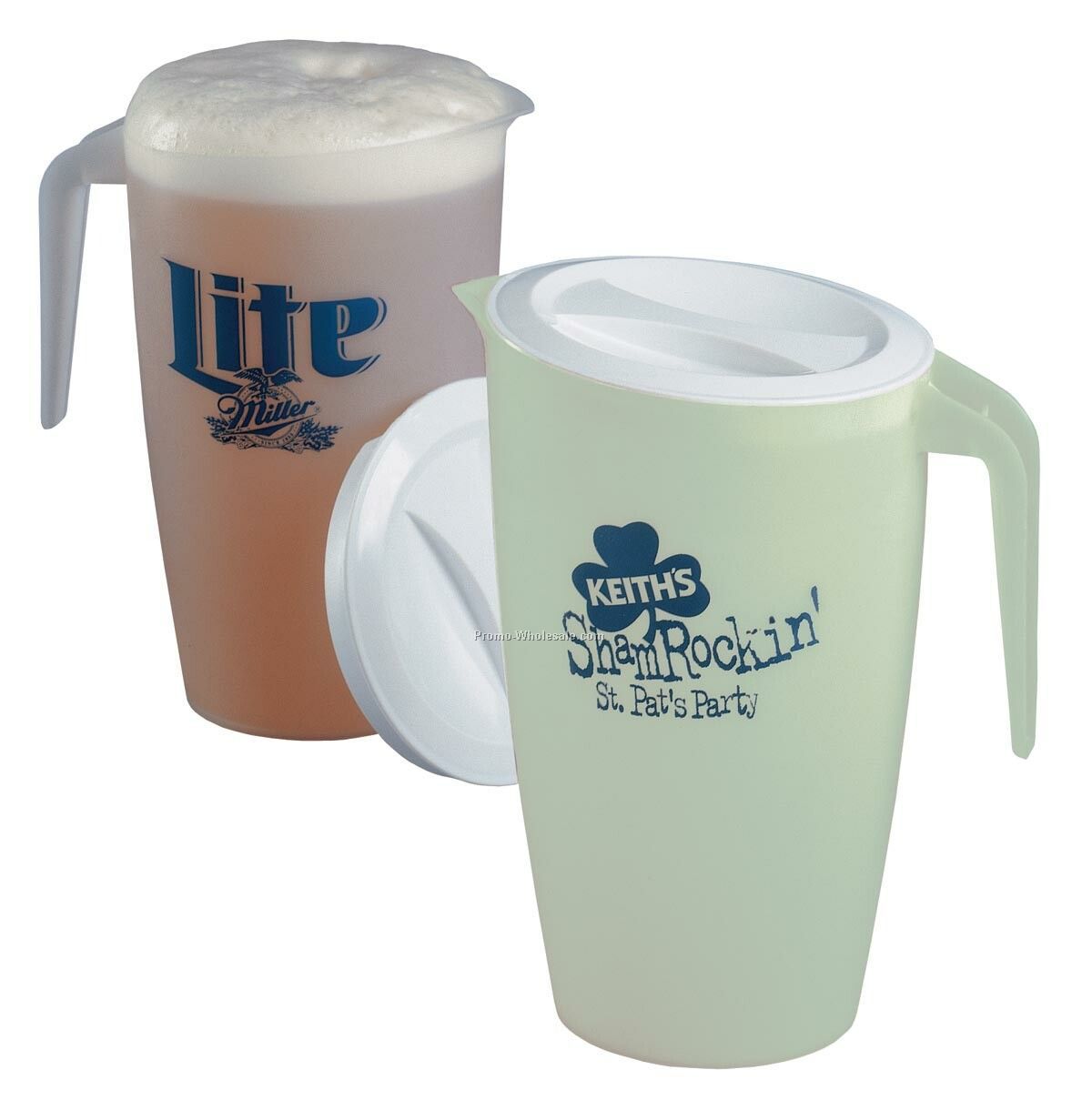 Glo 64 Oz. Pitcher (1 Color/2 Sides)