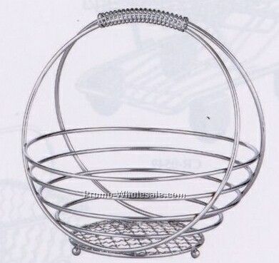 Globe Basket With Handle