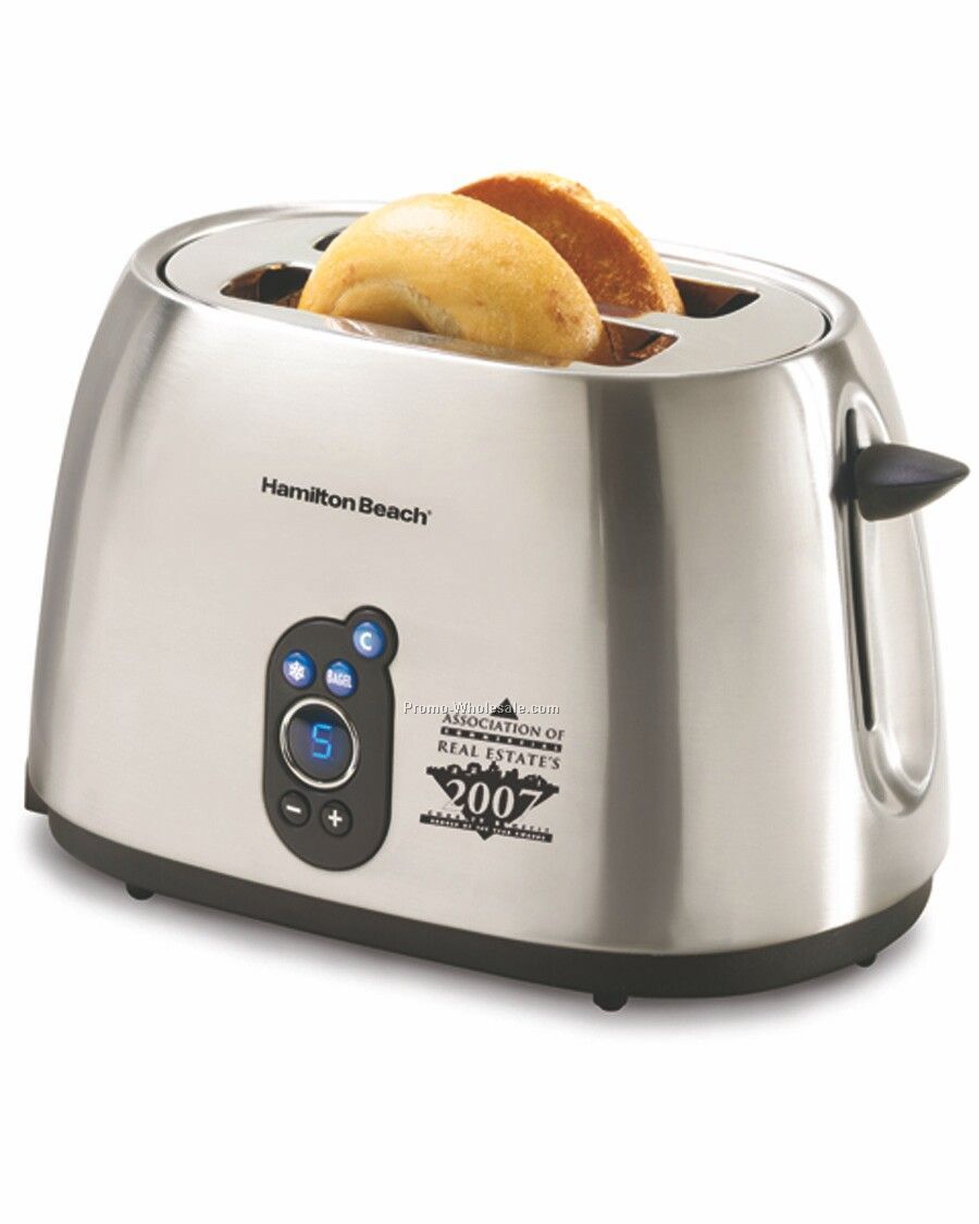 Hamilton Beach 2 Slice Digital Toaster, Brushed Metal