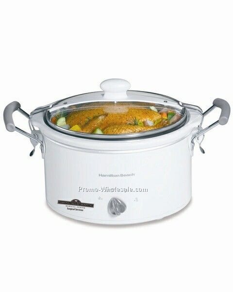 Hamilton Beach 4 Qt Stay Or Go (Tm) - Oval, Slow Cooker