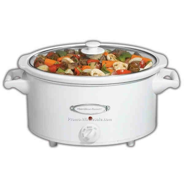 Hamilton Beach 7 Qt Oval Slow Cooker With Lid Rest