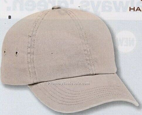 Harriton Washed Twill Baseball Cap