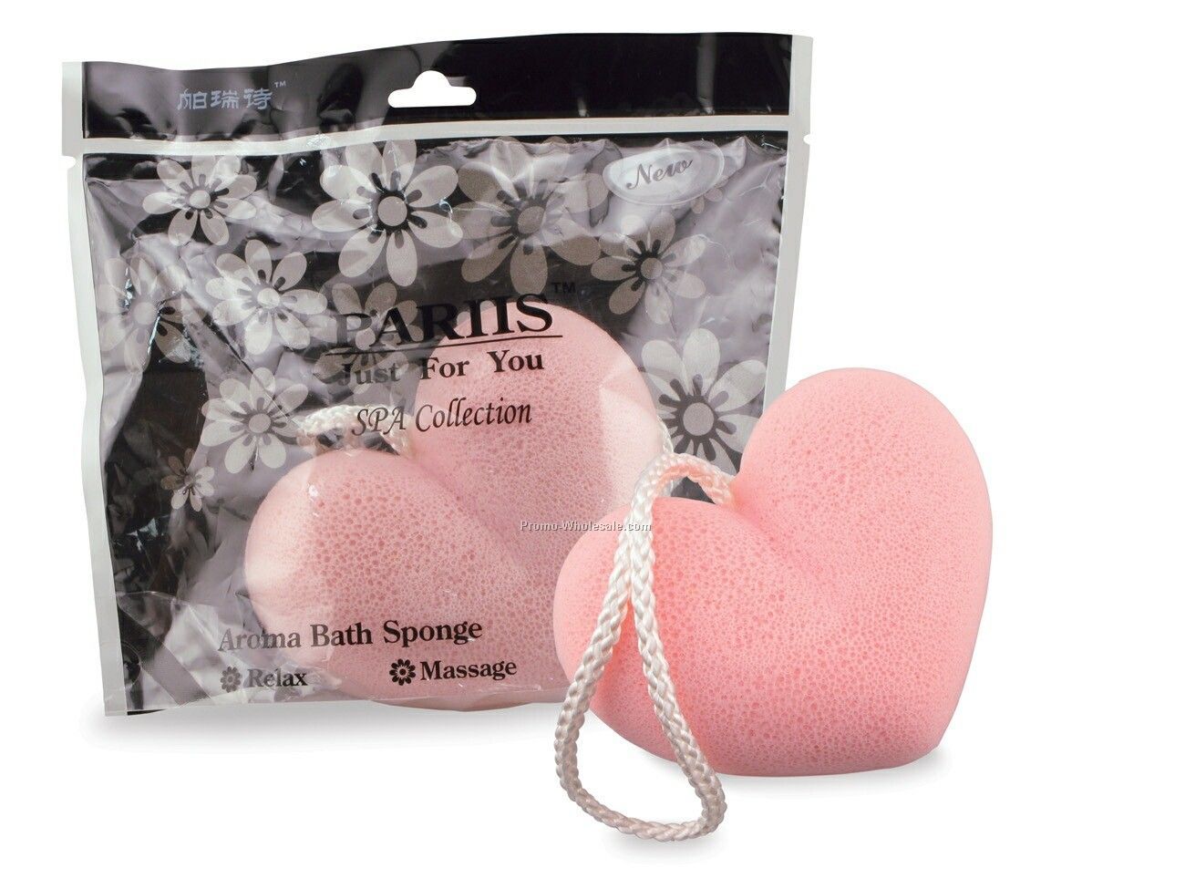 Heart Shaped Aroma Bath Sponge