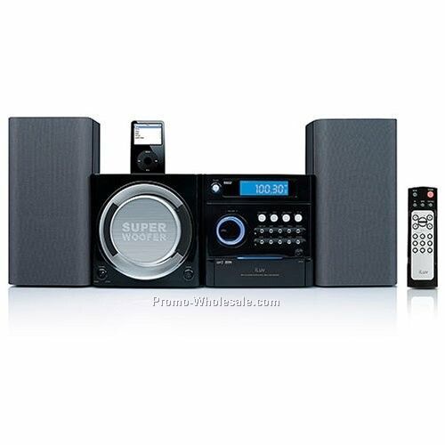 Iluv 2.1ch Mini System With Mp3 CD Playback & USB Port - Blk