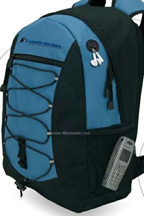 Johan Blue Backpack 12"x18"x7"