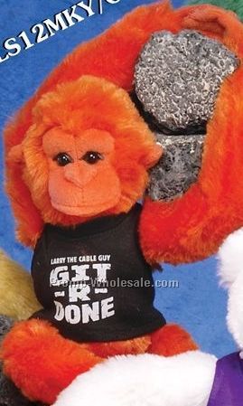 Jr. Clinger Orange Monkey (12")