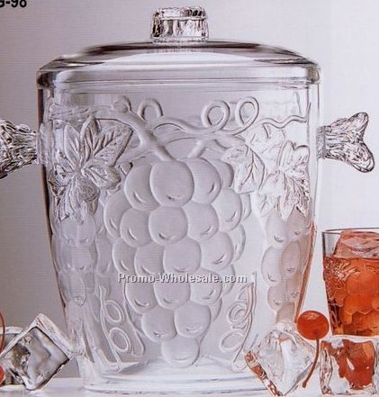 Jubilee 3-1/2 Qt. Double Wall Ice Bucket With Embossed Grapes