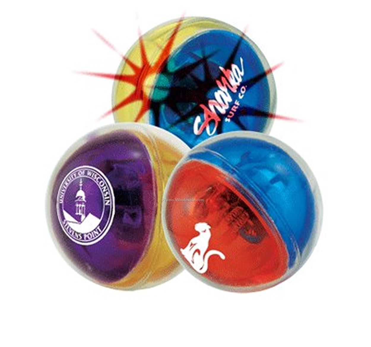 LED Ball - 2 Tone - Exterior - Purple/ Bold