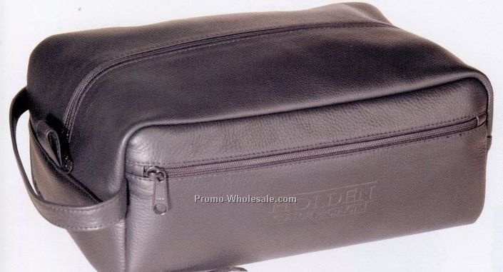 Large Soft Leather Travel Kit (Full Grain)
