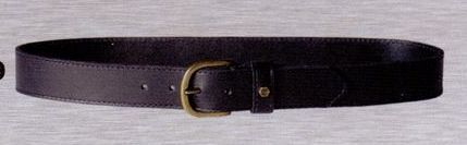 Leather Belt W/ Rivet Logo Loop
