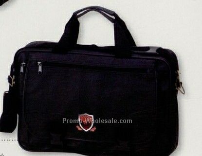 Leatherette Expandable Briefcase