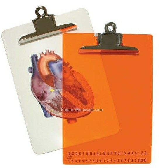 Letter Size Clipboards W/ Metal Clip