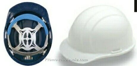 Liberty Mega Ratchet Safety Helmets (White)
