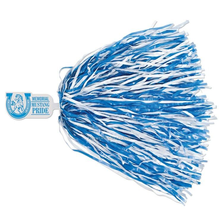 Mascot Pom Poms W/ Up To 4 Mixed Steamer Colors - Horseshoe