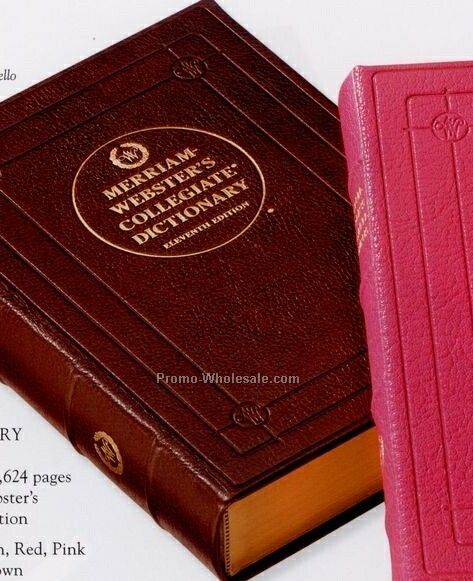 Merriam-webster's Collegiate Dictionary W/ Premium Leather Cover