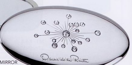Minya Oval Jewelry Compact Mirror