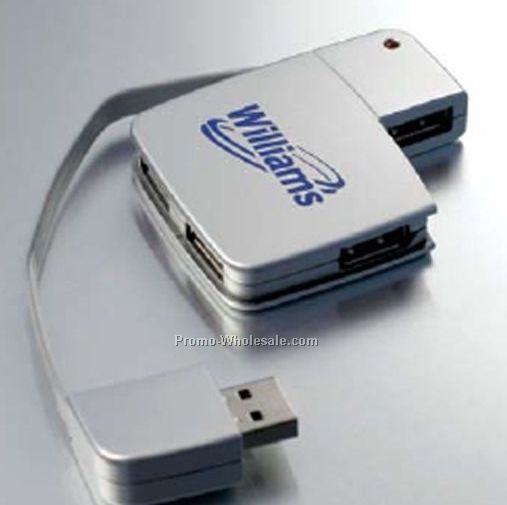 Mobile 2.0 USB Hub W/ 4 Ports