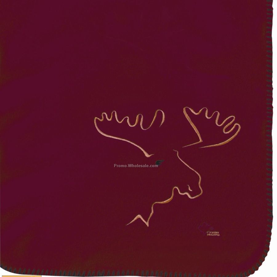 Moose 50"x60" Signature Series Wool Blanket