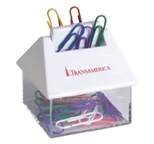 Mortgage Magnetic House Paper Clip Dispenser (1 Day Service)