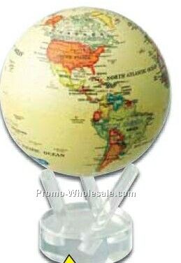 Mova Globe (Antique Beige With Political Map)