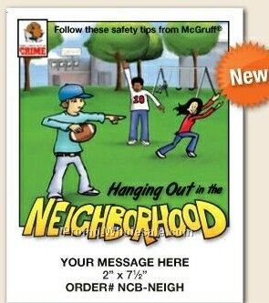 Neighborhood Stock Design Safety Theme Coloring Book (8-1/2"x11")