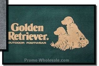 Olefin Flocked Custom Mats (2 Color) - 3'x5'