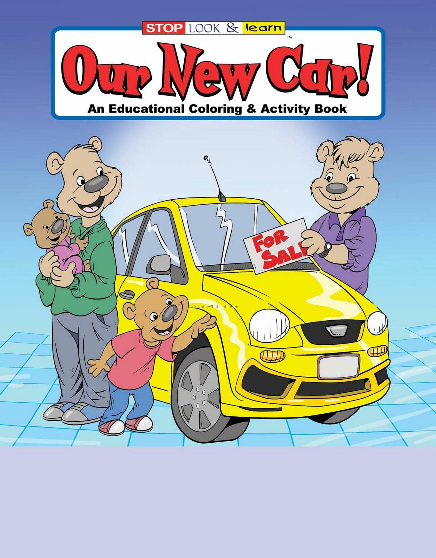 Our New Car Coloring And Activity Book