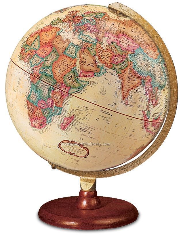 Piedmont Antique Ocean Globe