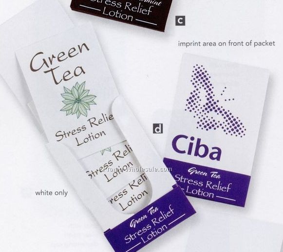 Pillowline Green Tea Stress Relief Lotion Pocket Pack